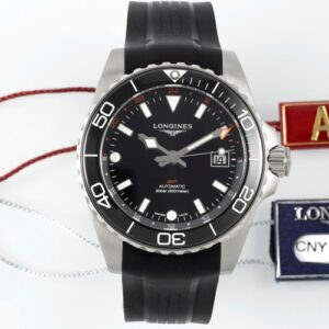Longines Concas L3.790.4.56.9 AF factory black dial Replica Watch - Best Quality Replica Watches UK Swiss Watch Brands 1:1 Replica Fake Watch