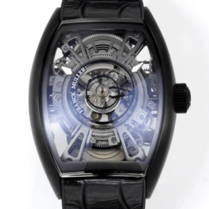 Franck Muller V45 NEW Factory Tourbillon Black Case Replica Watch - Best Quality Replica Watches UK Swiss Watch Brands 1:1 Replica Fake Watch