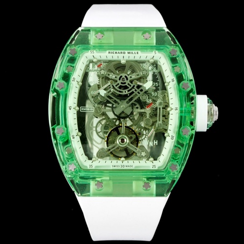 Richard Miller RM56-01 RM Factory Tourbillon Green Case Replica Watch - Best Quality Replica Watches UK Swiss Watch Brands 1:1 Replica Fake Watch