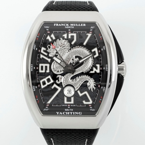 Franck Muller Vanguard ABF factory black dial Replica Watch - Best Quality Replica Watches UK Swiss Watch Brands 1:1 Replica Fake Watch