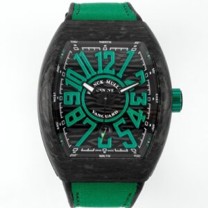 Franck Muller Vanguard ABF factory green strap Replica Watch - Best Quality Replica Watches UK Swiss Watch Brands 1:1 Replica Fake Watch