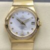 Omega Constellation 123.55.38.21.52.002 OM Factory Gold Case Replica Watch - Best Quality Replica Watches UK Swiss Watch Brands 1:1 Replica Fake Watch