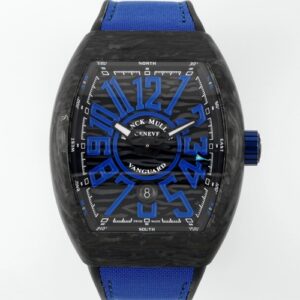 Franck Muller Vanguard ABF factory blue strap Replica Watch - Best Quality Replica Watches UK Swiss Watch Brands 1:1 Replica Fake Watch