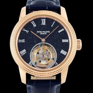 Patek Philippe Tourbillon RMS Factory Blue Dial Replica Watch - Best Quality Replica Watches UK Swiss Watch Brands 1:1 Replica Fake Watch