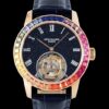 Patek Philippe Tourbillon RMS Factory Rainbow Bezel Replica Watch - Best Quality Replica Watches UK Swiss Watch Brands 1:1 Replica Fake Watch