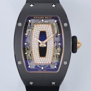 Richard Mille Ladies RM07-01 ZF Factory Black Rubber Replica Watch - Best Quality Replica Watches UK Swiss Watch Brands 1:1 Replica Fake Watch