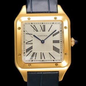 Cartier Santos WGSA0108 F1 Factory Leather Strap Replica Watch - Best Quality Replica Watches UK Swiss Watch Brands 1:1 Replica Fake Watch