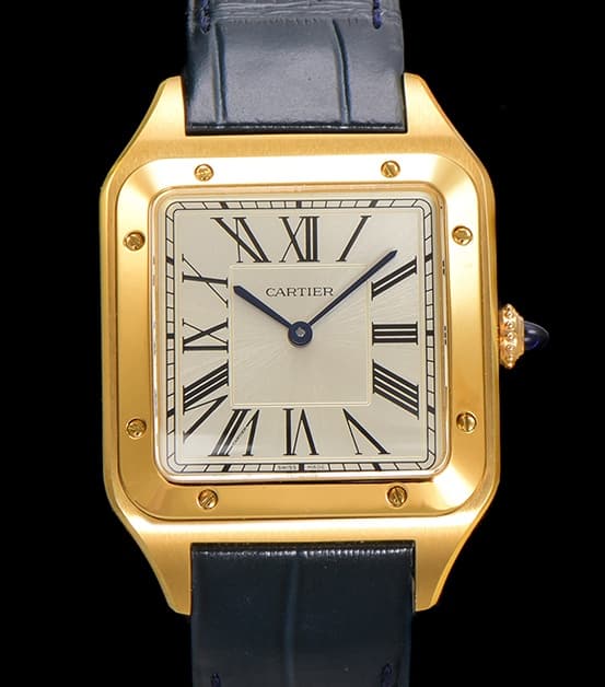 Cartier Santos WGSA0108 F1 Factory Leather Strap Replica Watch - Best Quality Replica Watches UK Swiss Watch Brands 1:1 Replica Fake Watch