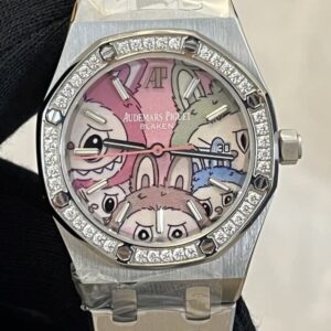 Audemars Piguet Royal Oak Labubu OMF Factory Diamond Bezel - Best Quality Replica Watches UK Swiss Watch Brands 1:1 Replica Fake Watch