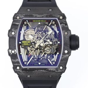 Richard Mille RM35-02 ZF Factory Black Rubber V7 Replica Watch - Best Quality Replica Watches UK Swiss Watch Brands 1:1 Replica Fake Watch