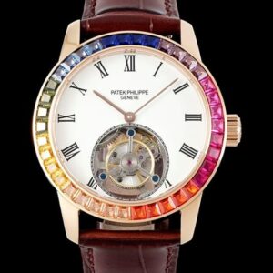 Patek Philippe Tourbillon RMS Factory Rose Gold Replica Watch - Best Quality Replica Watches UK Swiss Watch Brands 1:1 Replica Fake Watch