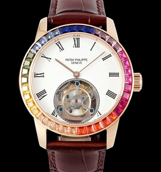 Patek Philippe Tourbillon RMS Factory Rose Gold Replica Watch - Best Quality Replica Watches UK Swiss Watch Brands 1:1 Replica Fake Watch