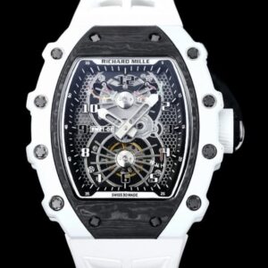 Richard Mille RM21-01 RM Factory White Strap Replica Watch - Best Quality Replica Watches UK Swiss Watch Brands 1:1 Replica Fake Watch