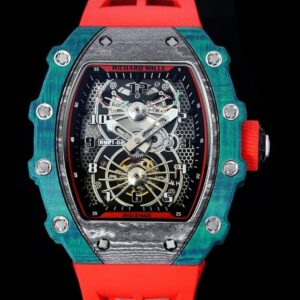 Richard Mille RM21-01 RM Factory Red Rubber Replica Watch - Best Quality Replica Watches UK Swiss Watch Brands 1:1 Replica Fake Watch