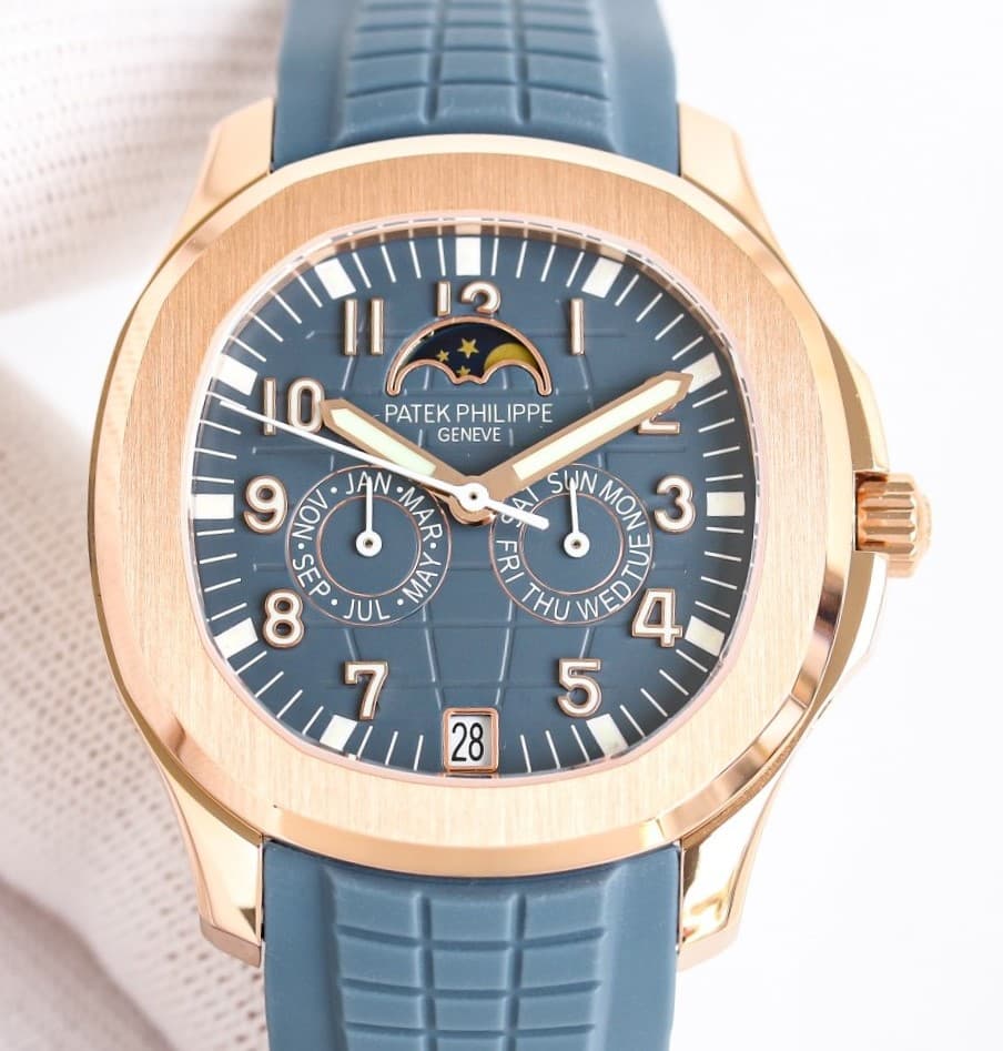 Patek Philippe Aquanaut 5261R-001 Lunar Phase Replica Watch - Best Quality Replica Watches UK Swiss Watch Brands 1:1 Replica Fake Watch