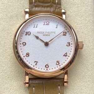 Patek Philippe Calatrava 7200R-001 GS Factory Rose Gold Case Replica Watch - Best Quality Replica Watches UK Swiss Watch Brands 1:1 Replica Fake Watch