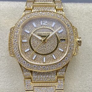 Patek Philippe Nautilus 7021 GR Factory Gold Replica Watch - Best Quality Replica Watches UK Swiss Watch Brands 1:1 Replica Fake Watch