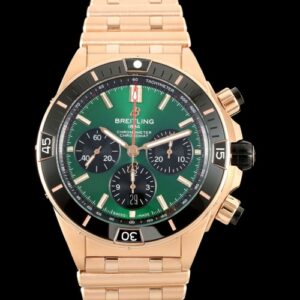 Breitling Chronomat RB01361A1L1S1 TF Factory Rose Gold Strap Replica Watch - Best Quality Replica Watches UK Swiss Watch Brands 1:1 Replica Fake Watch