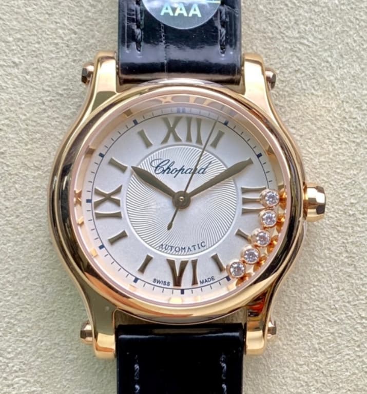 Chopard Happy Diamonds 274893-5001 YF Factory Rose Gold Case Replica Watch - Best Quality Replica Watches UK Swiss Watch Brands 1:1 Replica Fake Watch