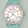 Blancpain Ladybird 3661A-1954-55B V+ Factory Green Strap Replica Watch - Best Quality Replica Watches UK Swiss Watch Brands 1:1 Replica Fake Watch