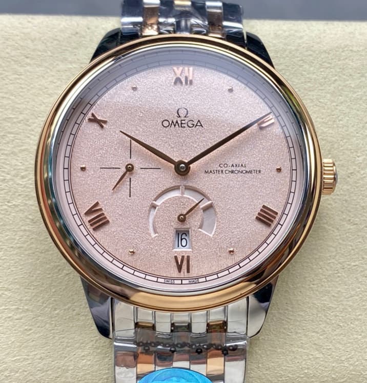 Omega De Ville 434.20.41.21.09.001 YMS Factory Date Display Replica Watch - Best Quality Replica Watches UK Swiss Watch Brands 1:1 Replica Fake Watch