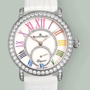 Blancpain Ladybird 3661A-1954-55B V+ Factory White Strap Replica Watch - Best Quality Replica Watches UK Swiss Watch Brands 1:1 Replica Fake Watch