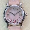 Chopard Happy Sport YF Factory Alligator Leather Strap Replica Watch - Best Quality Replica Watches UK Swiss Watch Brands 1:1 Replica Fake Watch