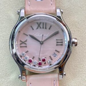 Chopard Happy Sport YF Factory Alligator Leather Strap Replica Watch - Best Quality Replica Watches UK Swiss Watch Brands 1:1 Replica Fake Watch