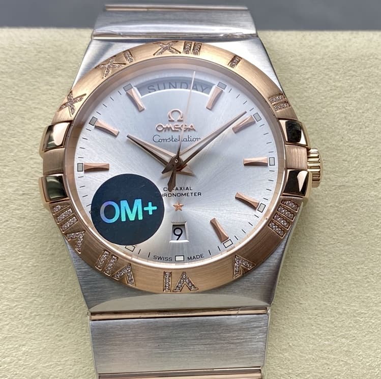 Omega Constellation 123.25.38.22.02.001 OM Factory Sapphire Glass Replica Watch - Best Quality Replica Watches UK Swiss Watch Brands 1:1 Replica Fake Watch