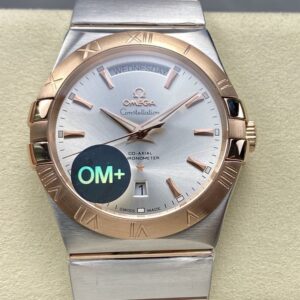 Omega Constellation 123.20.38.22.02.001 OM Factory Stainless Steel Bezel Replica Watch - Best Quality Replica Watches UK Swiss Watch Brands 1:1 Replica Fake Watch