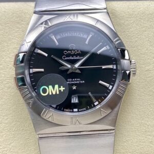 Omega Constellation 123.10.38.22.01.001 OM Factory Stainless Steel Crown Replica Watch - Best Quality Replica Watches UK Swiss Watch Brands 1:1 Replica Fake Watch