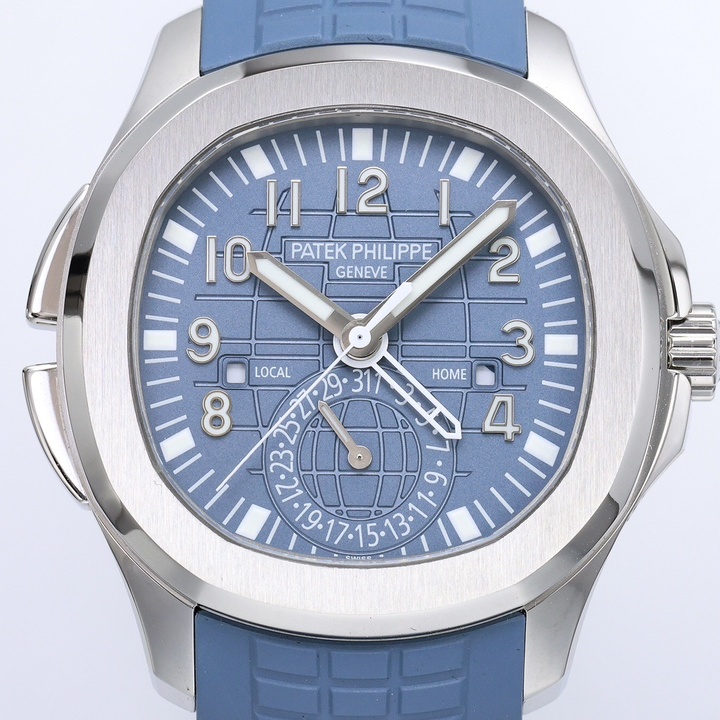 Patek Philippe Aquanaut 5164G-001 ZF Factory Dual Time Zone Replica Watch - Best Quality Replica Watches UK Swiss Watch Brands 1:1 Replica Fake Watch