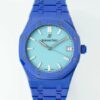 Audemars Piguet Royal Oak 15500 APS Factory Blue Strap Replica Watch - Best Quality Replica Watches UK Swiss Watch Brands 1:1 Replica Fake Watch