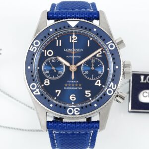 Longines Spirit L3.821.4.93.2 AF Factory Chronograph Replica Watch - Best Quality Replica Watches UK Swiss Watch Brands 1:1 Replica Fake Watch