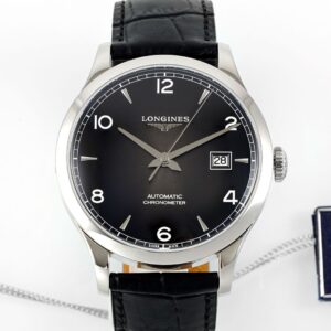 Longines Record Collection L2.821.4.56.2 AF Factory Crocodile Skin Replica Watch - Best Quality Replica Watches UK Swiss Watch Brands 1:1 Replica Fake Watch