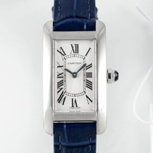 Cartier Tank WSTA0043 AF Factory Stainless Steel Case Replica Watch - Best Quality Replica Watches UK Swiss Watch Brands 1:1 Replica Fake Watch