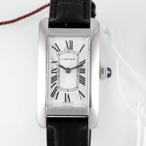 Cartier Tank AF Factory Stainless Steel Bezel Replica Watch - Best Quality Replica Watches UK Swiss Watch Brands 1:1 Replica Fake Watch