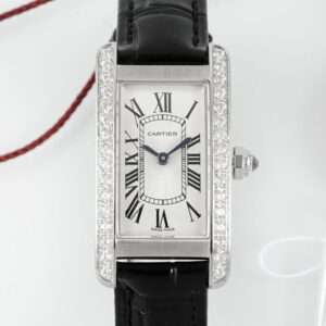 Cartier Tank AF Factory Stainless Steel Buckle Replica Watch - Best Quality Replica Watches UK Swiss Watch Brands 1:1 Replica Fake Watch