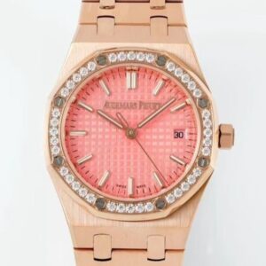 Audemars Piguet Royal Oak 77450 8F Factory Rose Gold Case Replica Watch - Best Quality Replica Watches UK Swiss Watch Brands 1:1 Replica Fake Watch
