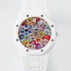 Audemars Piguet Royal Oak 15500 APS Factory White ceramic case Replica Watch - Best Quality Replica Watches UK Swiss Watch Brands 1:1 Replica Fake Watch