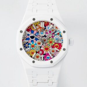Audemars Piguet Royal Oak 15500 APS Factory White ceramic case Replica Watch - Best Quality Replica Watches UK Swiss Watch Brands 1:1 Replica Fake Watch