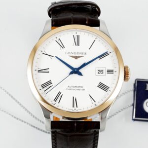 Longines Record Collection L2.821.5.11.2 AF Factory Rose Gold Crown Replica Watch - Best Quality Replica Watches UK Swiss Watch Brands 1:1 Replica Fake Watch