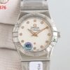 Omega Constellation 123.10.27.60.52.001 3S Factory Quartz Movement Replica Watch - Best Quality Replica Watches UK Swiss Watch Brands 1:1 Replica Fake Watch
