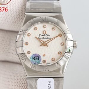 Omega Constellation 123.10.27.60.52.001 3S Factory Quartz Movement Replica Watch - Best Quality Replica Watches UK Swiss Watch Brands 1:1 Replica Fake Watch