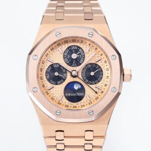 Audemars Piguet Royal Oak 26584OR.OO.1220OR.01 BBS Factory Calendar Display Replica Watch - Best Quality Replica Watches UK Swiss Watch Brands 1:1 Replica Fake Watch