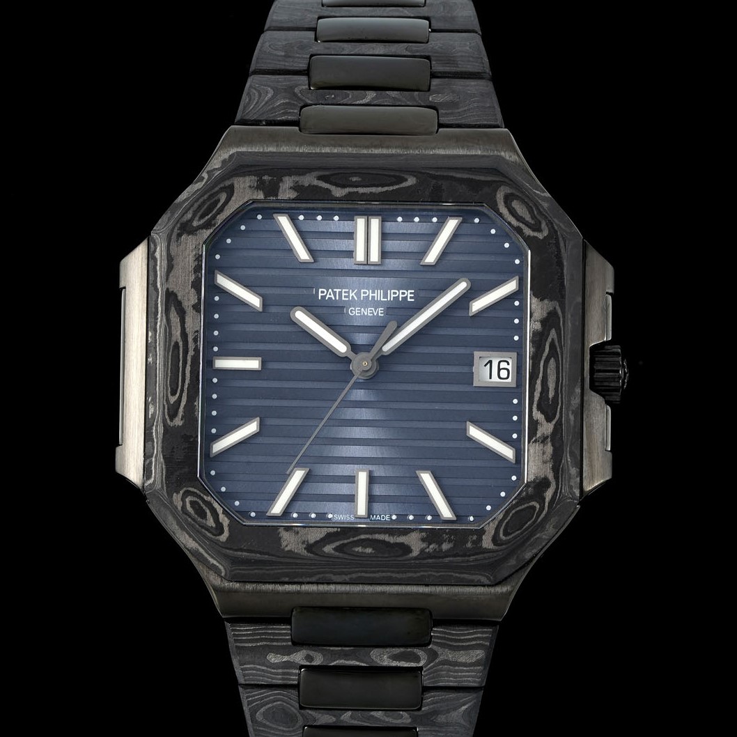 Patek Philippe CUBITUS 5821 DIW Factory Carbon Fiber Strap Replica Watch - Best Quality Replica Watches UK Swiss Watch Brands 1:1 Replica Fake Watch
