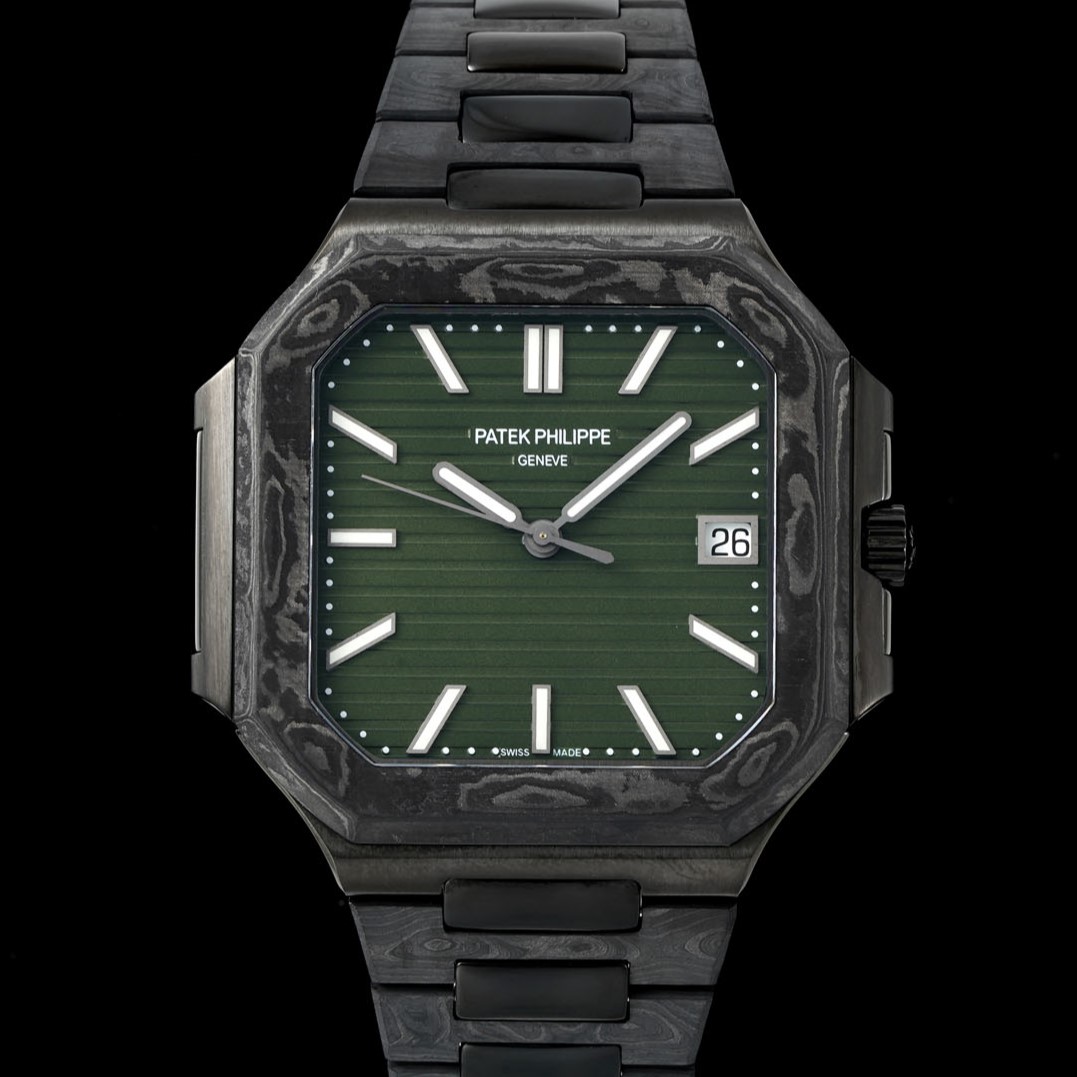 Patek Philippe CUBITUS 5821 DIW Factory Carbon Fiber Bezel Replica Watch - Best Quality Replica Watches UK Swiss Watch Brands 1:1 Replica Fake Watch