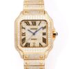 Cartier Santos F4 Factory Diamond-Set Case Replica Watch - Best Quality Replica Watches UK Swiss Watch Brands 1:1 Replica Fake Watch