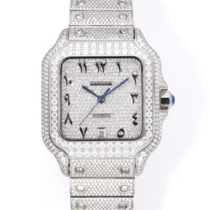 Cartier Santos F4 Factory Sapphire Crystal Replica Watch - Best Quality Replica Watches UK Swiss Watch Brands 1:1 Replica Fake Watch