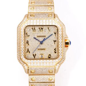 Cartier Santos F4 Factory Date Display Replica Watch - Best Quality Replica Watches UK Swiss Watch Brands 1:1 Replica Fake Watch